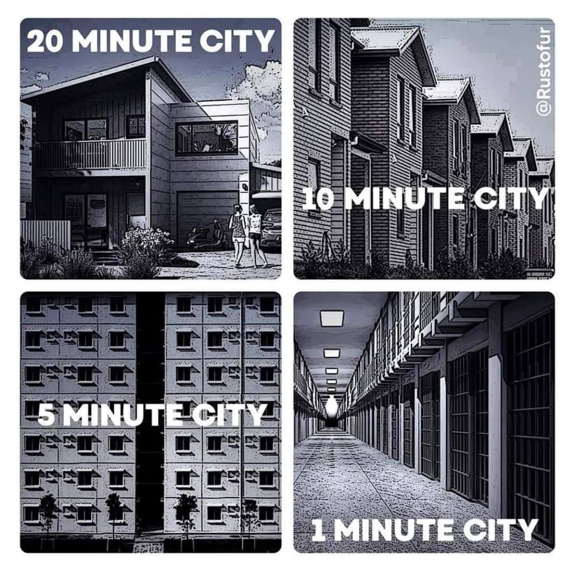 концепция 15 минутного города в рамках нового мирового порядка